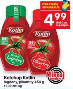 Ketchup łagodny, pikantny