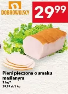 Pierś pieczona o smaku maślanym