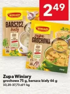 Zupa grochowa, barszcz biały
