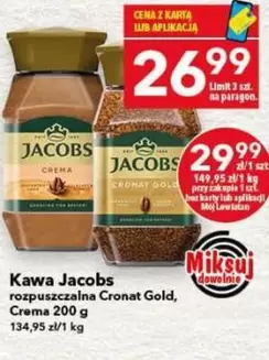 Bar - Kawa rozpuszczalna Cronat Gold, Crema