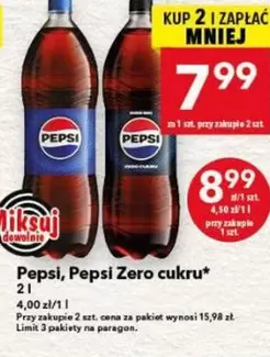 Pepsi - , Zero cukru*