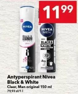 Black - Antyperspirant & White Clear, Men original