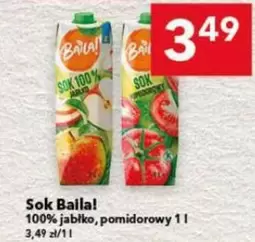 Ba - Sok 100% jabłko, pomidorowy