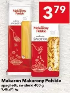 Makaron spaghetti, świderki