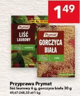 liść laurowy, gorczyca biała