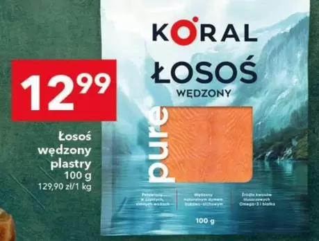 Łosoś wędzony plastry