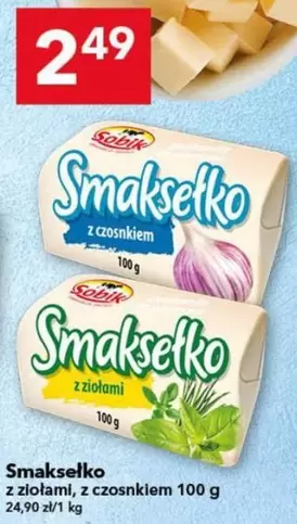 Smaksetko z ziołami, z czosnkiem