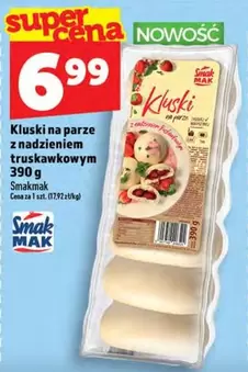 Kluski na parze z nadzieniem truskawkowym