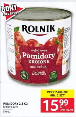 Pomidory Krojone Bez Skórki