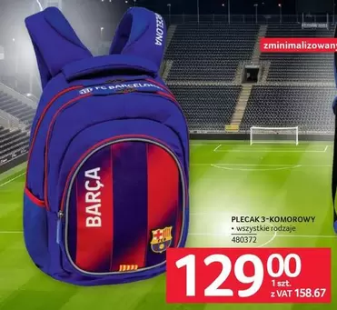 Fc Barcelona - PLECAK 3-KOMOROWY
