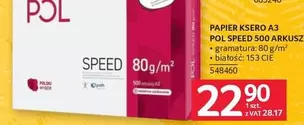 Speed - PAPIER KSERO A3 POL SPEED 500 ARKUSZ