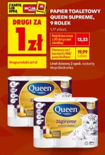 Supreme - PAPIER TOALETOWY, 9 ROLEK