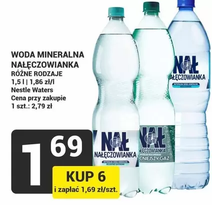 WODA MINERALNA NAŁĘCZOWIANKA