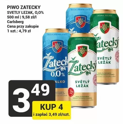 PIWO ZATECKY SVETLY LEZAK, 0.0%