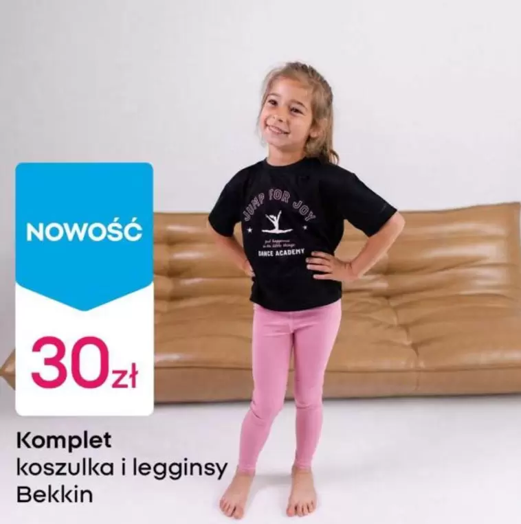 Komplet koszulka i legginsy