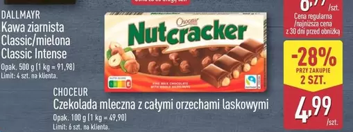 Classic - Nutcracker Czekolada mleczna z całymi orzechami laskowymi