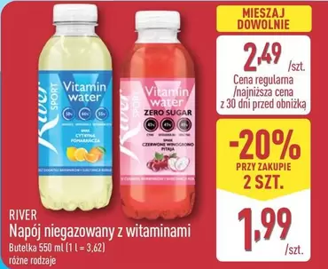 Napój niegazowany z witaminami