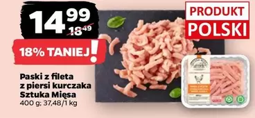 Paski z fileta z piersi kurczaka
