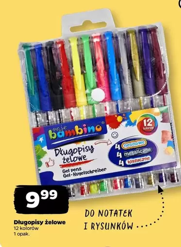 Długopisy żelowe