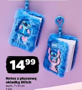 Notes z pluszową okładką Stitch