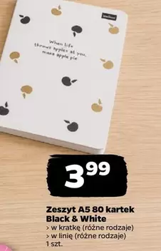 Apple - Zeszyt A5 80 kartek