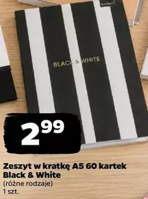 Black - Zeszyt w kratkę A5