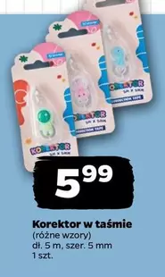 Mm - Korektor w taśmie