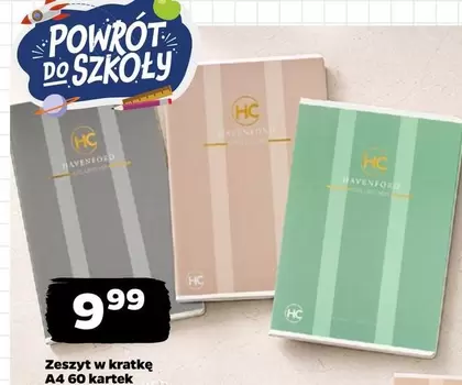 Zeszyt w kratkę A4 60 kartek