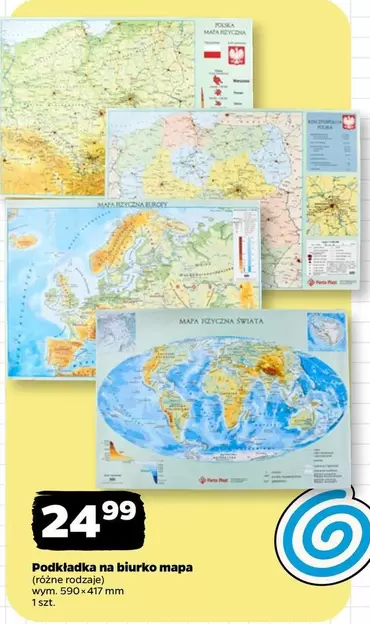 Mm - Podkładka na biurko mapa