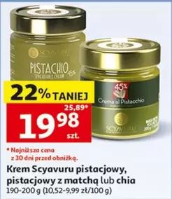 Krem pistacjowy, pistacjowy z matcha lub chia