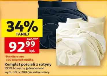 Komplet pościeli z satyny
