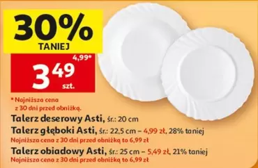Talerz deserowy, głęboki, obiadowy