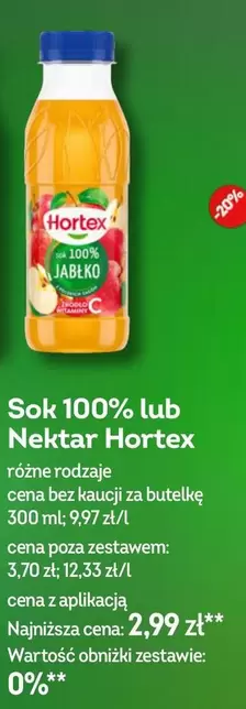 Sok 100% lub Nektar