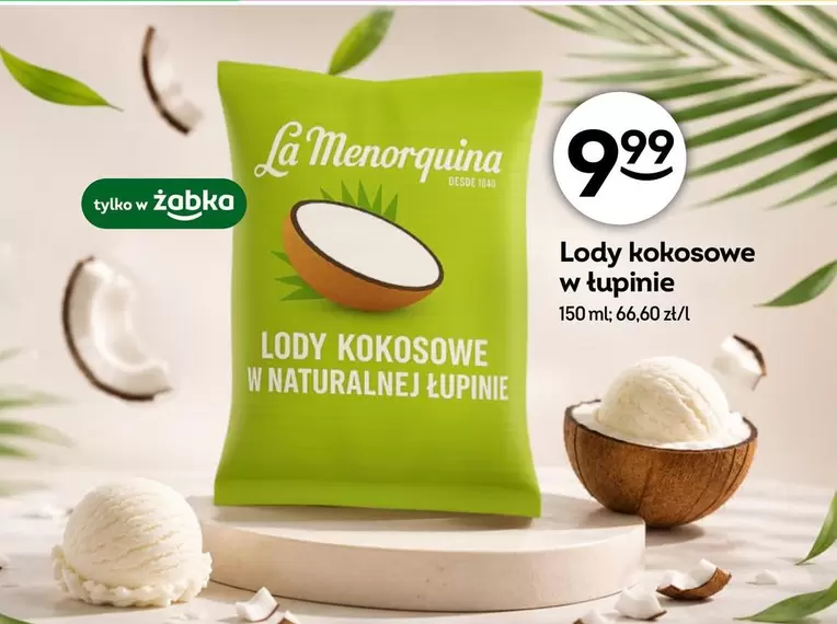 Lody kokosowe w łupinie