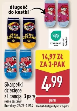 Skarpetki dziecięce z licencją