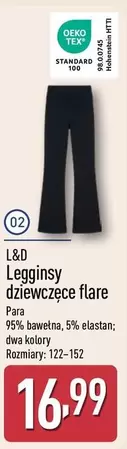 Legginsy dziewczęce flare
