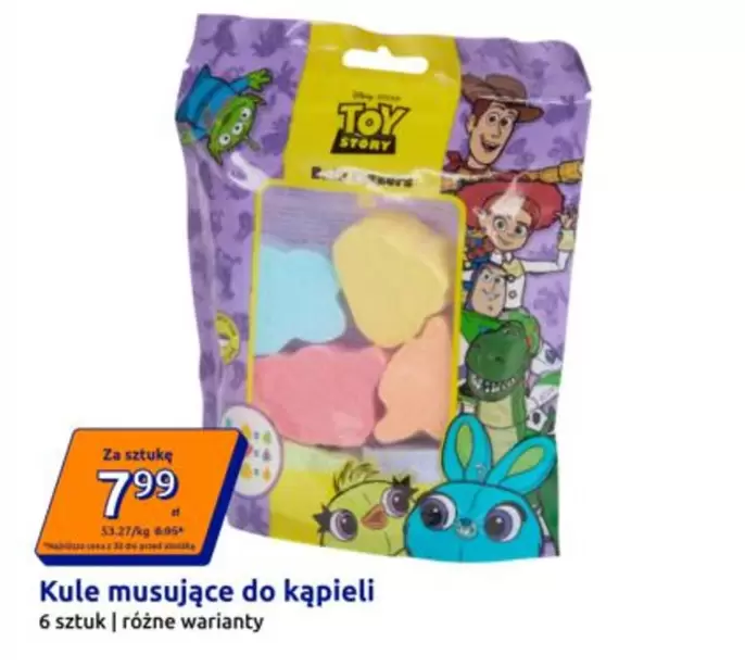 Toy Story - Kule musujące do kąpieli