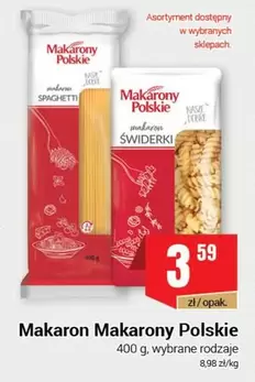 Makaron Spaghetti, Makaron Świderki