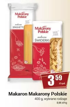 Makaron Spaghetti, Makaron Świderki