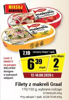 Filety z makreli