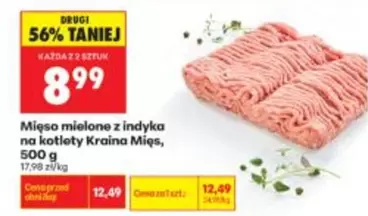 Mięso mielone z indyka na kotlety