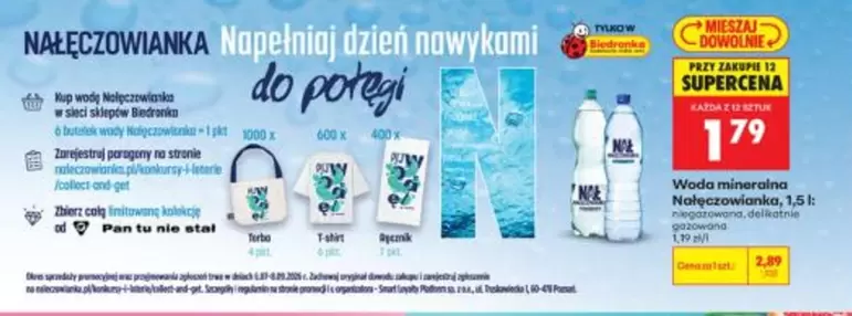 Pan - Woda mineralna Nałęczowianka