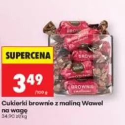 Brownie - Cukierki brownie z maliną