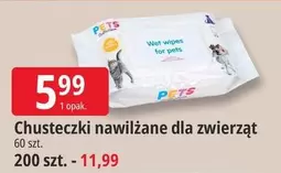 Chusteczki nawilżane dla zwierząt
