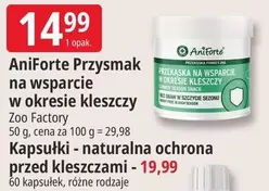 Zoo - AniForte Przysmaki na wsparcie w okresie kleszczy