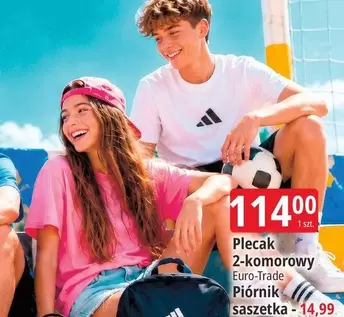 Plecac 2-komorowy Euro-Trade Piórnik saszetka
