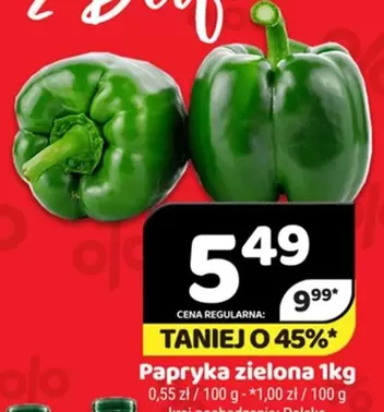 Papryka zielona