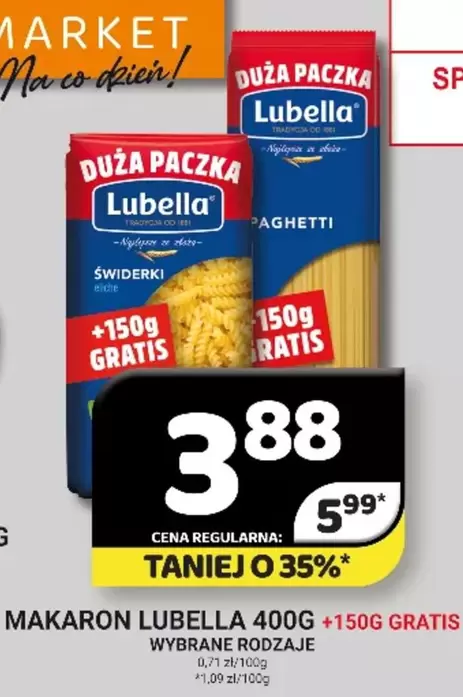 Sp - MAKARON LUBELLA 400G +150G GRATIS