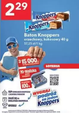 Baton Knoppers orzechowy, kokosowy