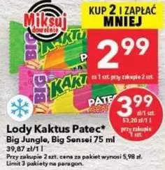 Lody Kaktus Piatec